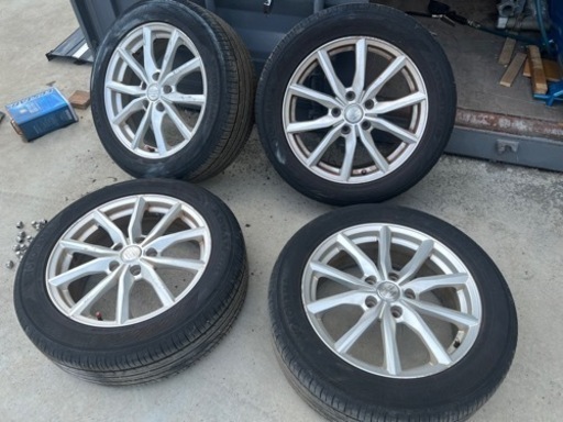 マナレイ　ユーロスピード　スパイダーホイール　215/55R17 タイヤホイール4本セット