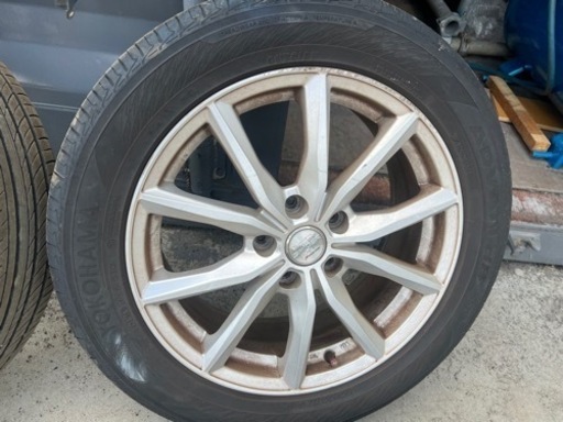 マナレイ　ユーロスピード　スパイダーホイール　215/55R17 タイヤホイール4本セット