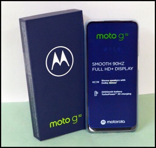ほぼ未使用 SIMフリー Motorola モトローラ moto g32 XT2235-3 サテンシルバー