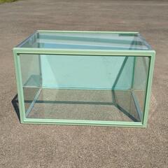 プラスチック水槽　36cm　グリーンの画像