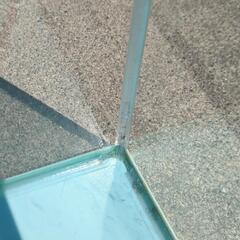 プラスチック水槽　36cm　グリーンの画像