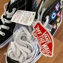 新品スニーカー　VANS 21センチの画像