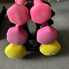 【筋トレ】カラーダンベルセット！取引中の画像