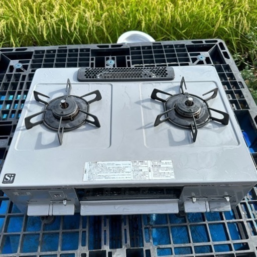 ノーリツ｜NORITZ ガスコンロ ピッタリフィット ライトグレー NG80SVM