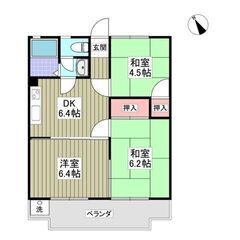 💙💙フリーレント1ヶ月付き😍敷礼０！《3DK》越谷市🐻大袋駅から...