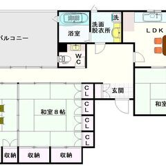 🌟ジモティー限定格安プラン🌟【水希ビル】1号タイプ！3LD…