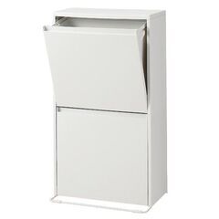 【300円】無印良品 重ねて増やせるダストボックス・２段セット（...