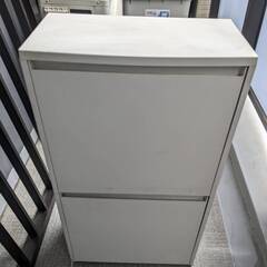 【300円】無印良品 重ねて増やせるダストボックス・２段セット（ゴミ箱・ごみ箱） お譲りしますの画像