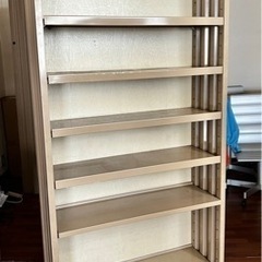 スチール製本棚　裏板付き