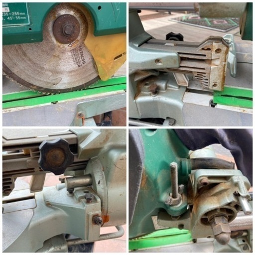 日立　HITACHI 卓上スライド丸のこ 255mm C10FS 中古品 通電・動作確認済み ジャンク