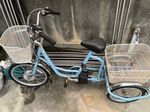 電動アシスト三輪自転車