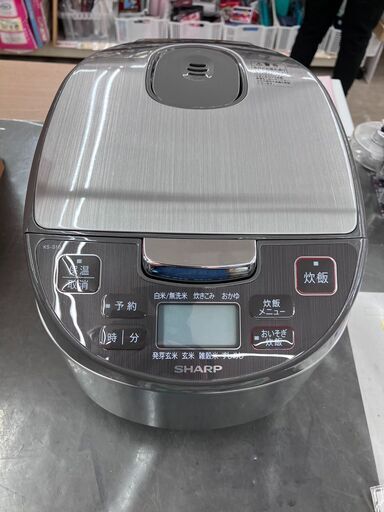 高年式SHARP 5.5合炊飯器KS-S10J 2022年式 シャープ 炊飯ジャー8901