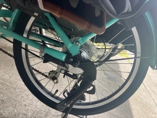 子供乗せ前と後ろ付き自転車　※電動自転車ではありません。