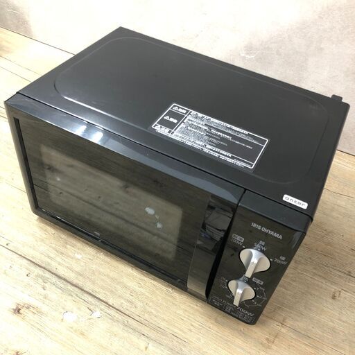 9/2終 2021年製 IRIS OHYYAMA アイリスオーヤマ 電子レンジ PMB-T176-5-B 動作確認済み 菊NS④