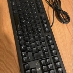 有線キーボード ブラック