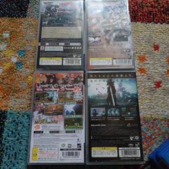 PSPゲームソフト4枚セットの画像