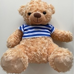 🧸くまのぬいぐるみ🧸　ボーダーシャツ