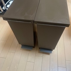ゴミ箱2つの画像
