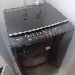 【終了】洗濯機(黒)　引き取りに来てくださる方