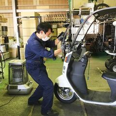 バイク整備士／2輪経験なしでも可・デリバリーバイクの整備					の画像