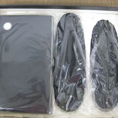 未使用品 和装小物 高級 御誂 草履 ＆ バッグ セット ブラッ...