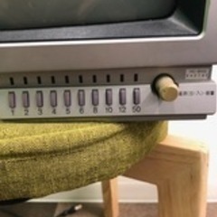 ジャンク品 SHARP シャープ株式会社 Longrun カラーテレビ 14C-B15S 通電不可 ブラウン管 アナログ テレビ アンティーク コレクション B-00の画像