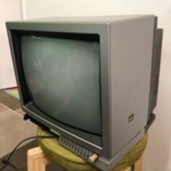ジャンク品 SHARP シャープ株式会社 Longrun カラーテレビ 14C-B15S 通電不可 ブラウン管 アナログ テレビ アンティーク コレクション B-00の画像