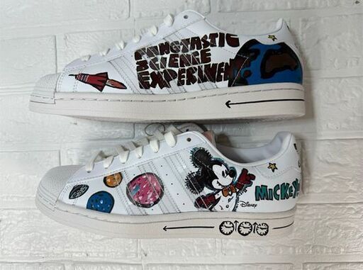 レア 新品 タグ付き アディダス スーパースター 26.5cm GZ8839 ミッキーマウス ディズニー adidas SUPERSTAR POP MART 札幌市 白石区 東札幌