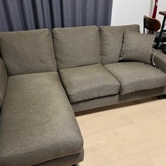 ニトリ　3人掛けソファの画像