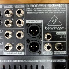 ジャンク扱い BEHRINGER アナログミキサー SX2442FX ベリンガー 機材 音楽機器 札幌市 中央区 南12条の画像