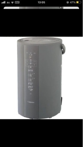 保証期間内　象印マホービン EE-DC50-HA スチーム式加湿器 4.0L グレー