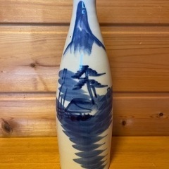 風景柄　徳利　置物　インテリア　飾り