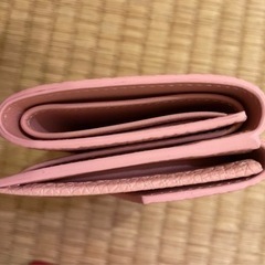 美品　BONAVENTURA スモールウォレット シュリンクレザー　サクラピンクの画像