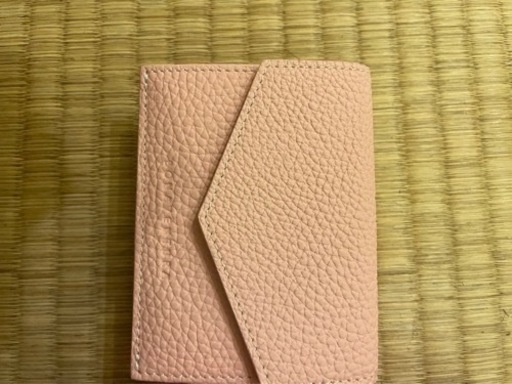 美品　BONAVENTURA スモールウォレット シュリンクレザー　サクラピンク
