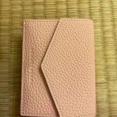 美品　BONAVENTURA スモールウォレット シュリンクレザー　サクラピンクの画像
