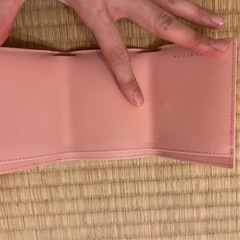 美品　BONAVENTURA スモールウォレット シュリンクレザー　サクラピンクの画像