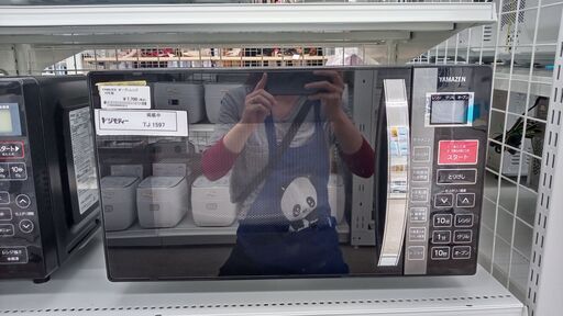 ★ジモティ割あり★ YAMAZEN 電子レンジ  18年製 動作確認／クリーニング済み TJ1597