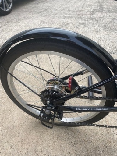 KAWASAWA  折り畳み自転車　空気入れ付き●AA07W020