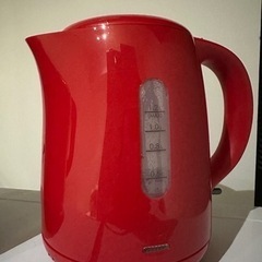 電気ケトル 電気ポット1.2L 赤　ニトリ