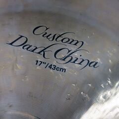 Zildjian K CUSTOM DARK CHINA シンバル  17"/43cmの画像