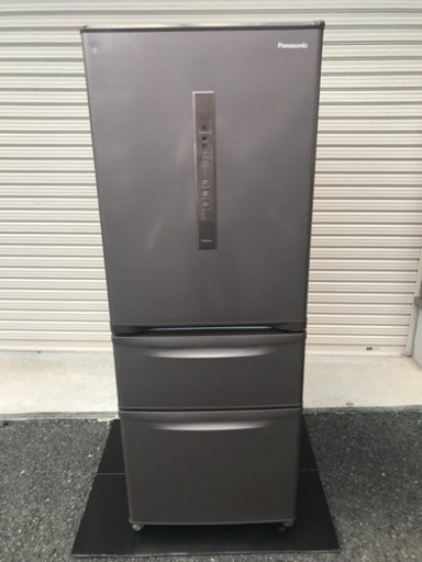 Panasonic パナソニック ノンフロン冷凍冷蔵庫 3ドア 315L NR-C32FM 2017年製 シルキーブラウン み