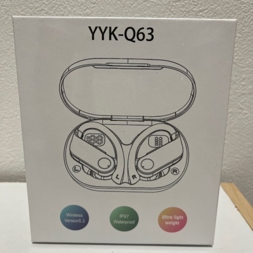 【未開封】耳かけ型イヤホン ブラック Bluetooth スポーツ ランニング 防水
