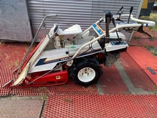 ヤンマー バインダー中古歩行型YB35動力刈取機（結束型）ワンタッチスルー1条二輪タイヤ 　埼玉県