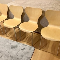 セブンチェア フリッツ・ハンセン リプロダクト品 4脚セット セブンチェア リプロダクト 4脚セット スタッキング ダイニング