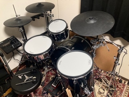 Roland VADシリーズ　電子ドラム　付属品多数(防振対策グッズなども)
