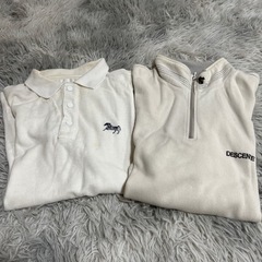 【無料で差し上げます】★メンズ★ポロシャツとハーフジップロンT