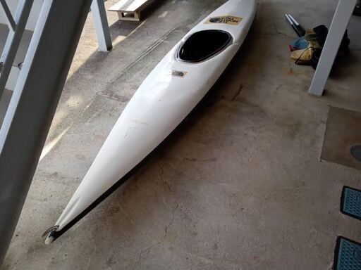 他サイトで売却。値下げ３万円　「ノースフェイス」カヤック（FRP：軽い）　フルセット