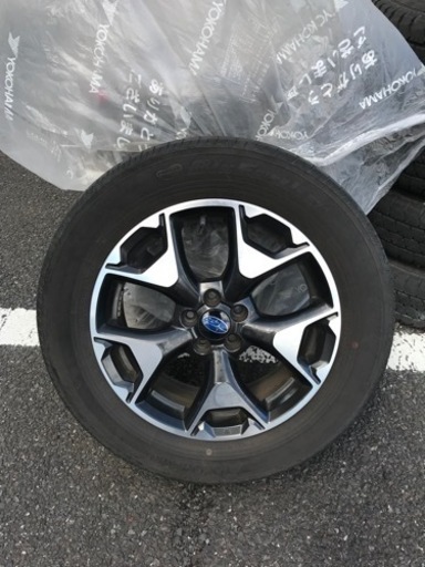 スバル純正タイヤ　ホイール　エンケイ　ヨコハマ/4本