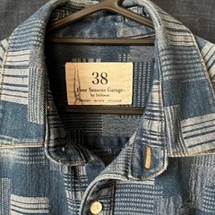four seasons garage 長袖デニムシャツ　size38の画像