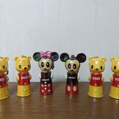 ディズニー　ライト付きキーホルダー